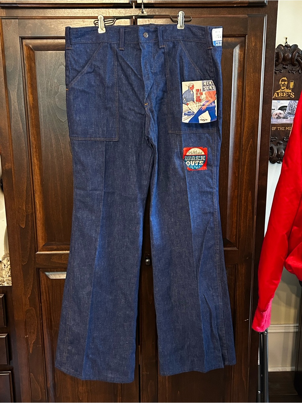 NWT Cherokee Sz 36L Deadstock “Neat Seat” Bell Bottoms